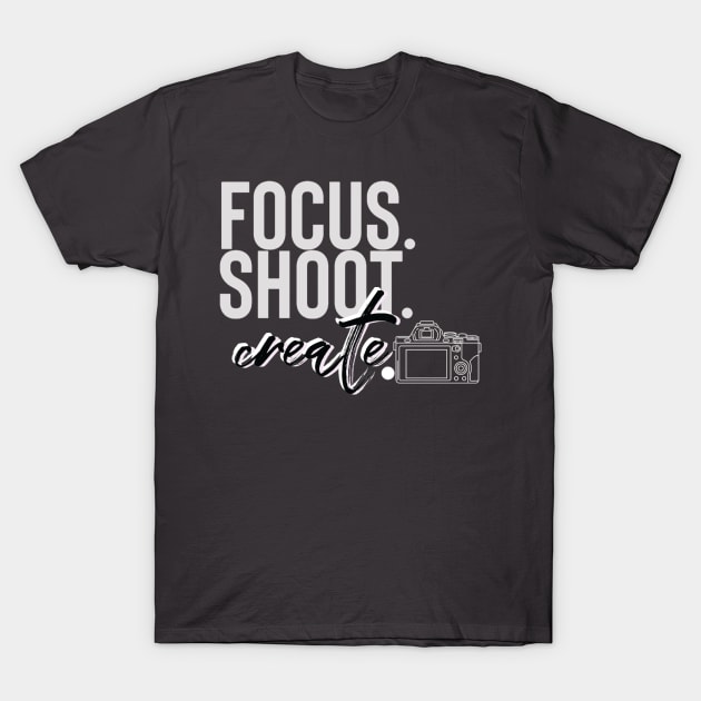 shoot create T-Shirt by nomadearthdesign